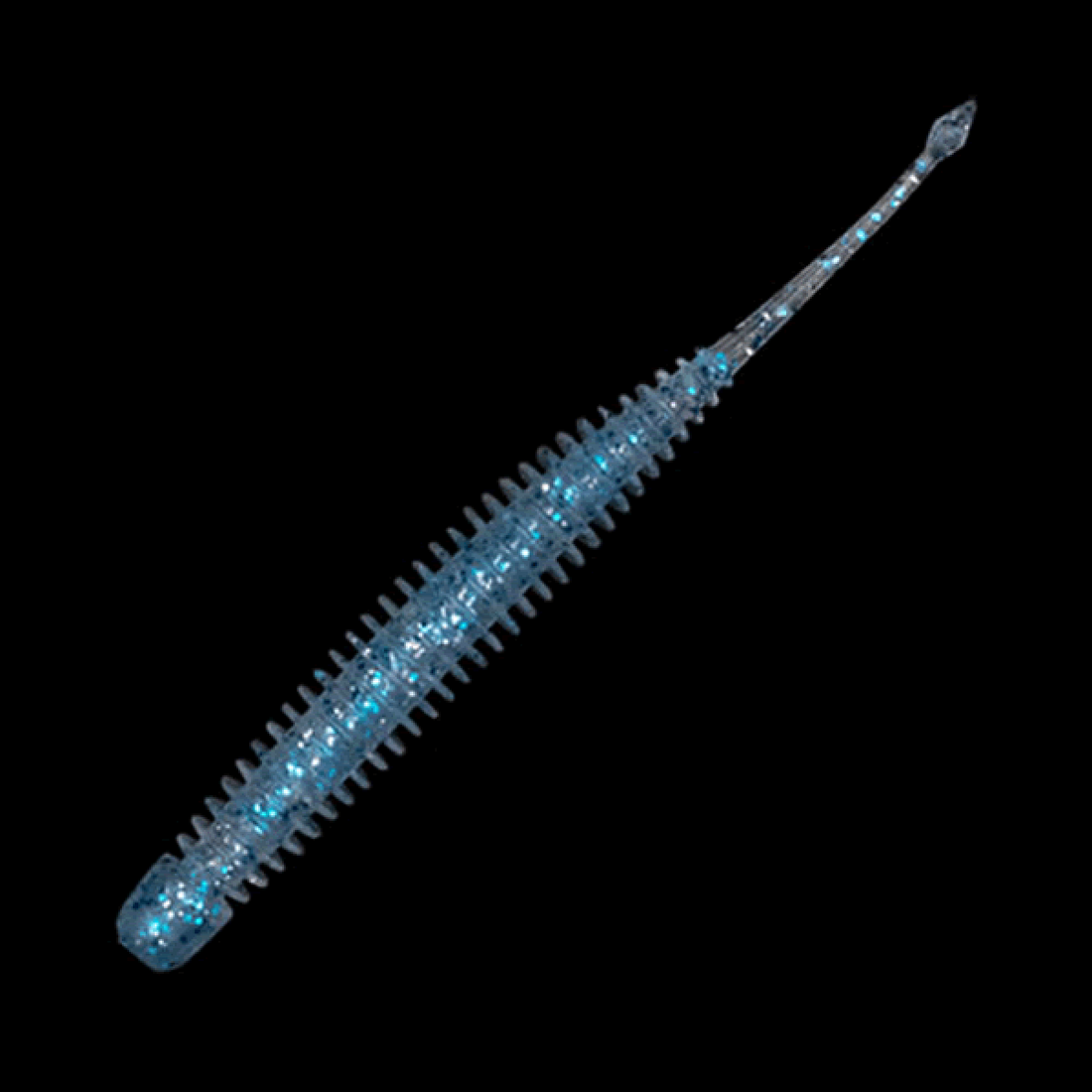 GEECRACK PIKUPIKU PINTAIL 3.5" (8 pcs/pack) #S524 MIWAKU NO MAIWASHI (UV) saltwater fishing lure