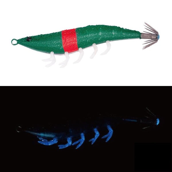 GEECRACK EBI SUKE 68mm 68mm #107 RED STRIPE GREEN
