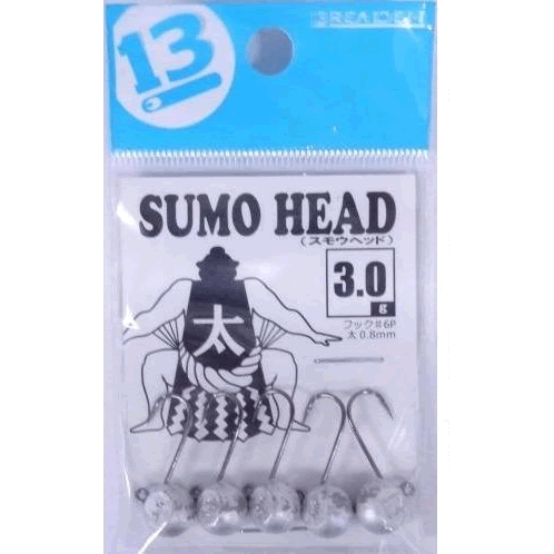 BREADEN SUMO HEAD THICK 3.0g (5 pcs/pack) fishing terminal tackle
