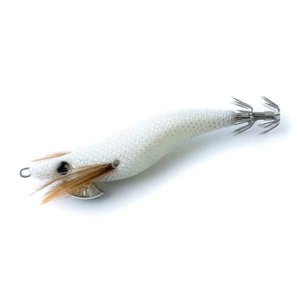BREADEN EGIMARU TEN-KU EMPTY 2.5F 76mm : 10.5g Free Fall #34 GLOW / ALL WHITE saltwater fishing lure