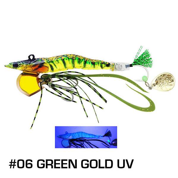 LITTLE JACK EBINEM 30g 60.5mm : 30g Sinking #06 GREEN GOLD UV - Britannic Trade