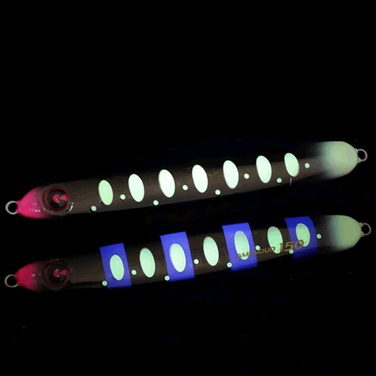 JIGRIP AMENOUO 210g 167mm : 210g #038 BLACK ZEBRA UV PG saltwater fishing lure — photo 2