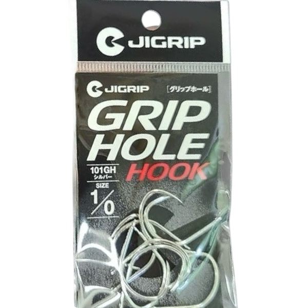 JIGRIP GRIPHOLE #1/0 101GH SILVER fishing terminal tackle