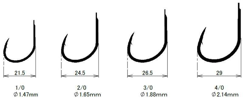 JIGRIP GRIPHOLE #4/0 101GH SILVER - Britannic Trade