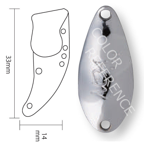 RODIO CRAFT SHADOW ATTACKER 4.0g 4.0g #2 SILVER