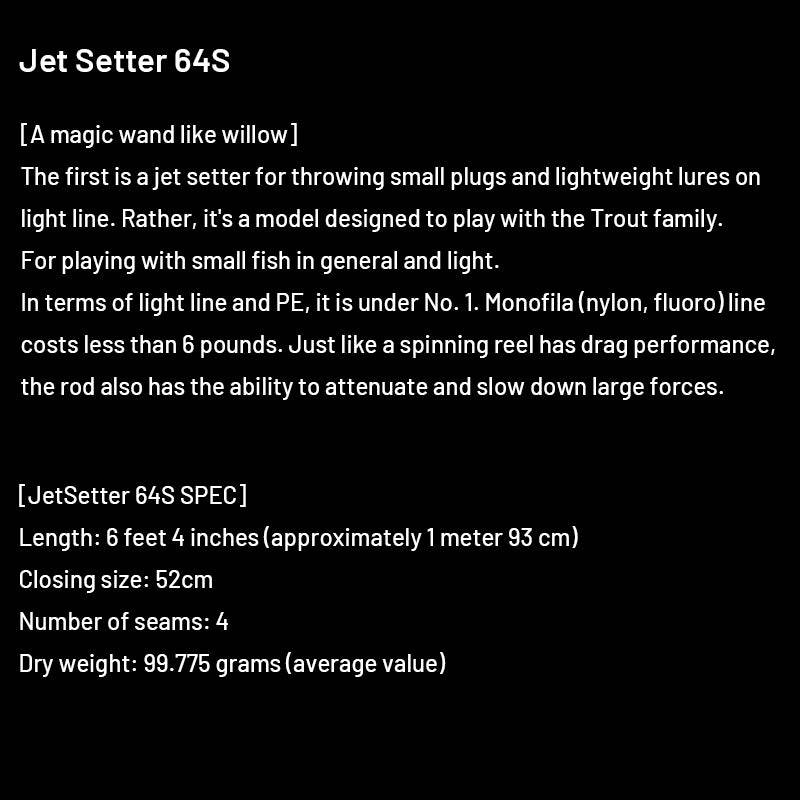 Jet Slow Jet Setter Jet Setter 64S (4 pieces, Spinning) - Britannic Trade