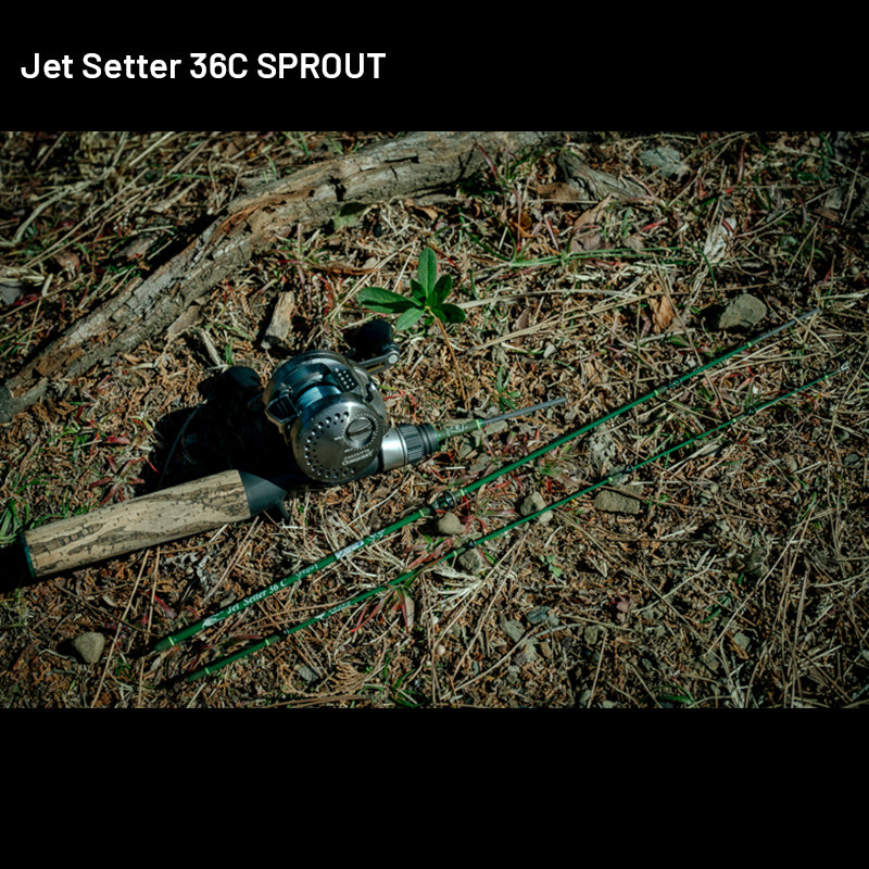 Jet Slow Jet Setter Jet Setter 36C SPROUT (3 pieces, Casting) fishing rod