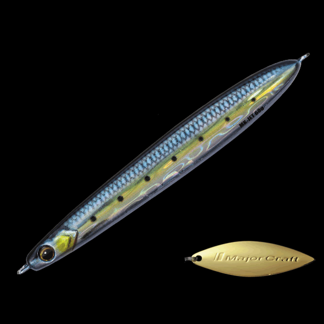 Major Craft MAKI-JIG JET 30g 30.0g #081 LIVE KIN IWASHI saltwater fishing lure