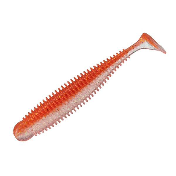 Major Craft ROCK LIVER MAGIC SHAD 3.2" (6 pcs/pack) #001 SAIKYO ORANGE