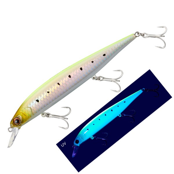 Major Craft SWITCH BACK 125 125mm,20.5g Sinking #004 CHART BACK SILVER (KEIMURA)