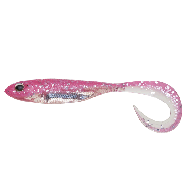 Fish Arrow FLASH-J GRAB 4.5" SW (5 pcs/pack) #117 GLOW PINK/SILVER
