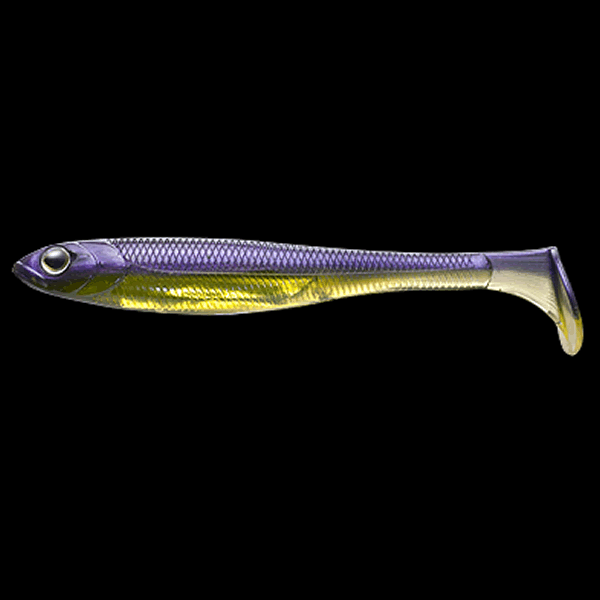 Fish Arrow FLASH-J SHAD 4.5"SW (4 pcs/pack) #115 PURPLE WINNIE / SILVER