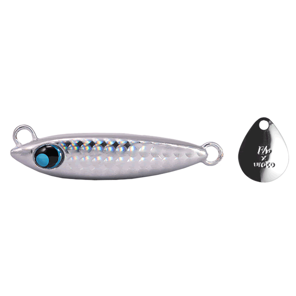 Fish Arrow corojig BLADE 40g Sinking #001 UROKO SILVER