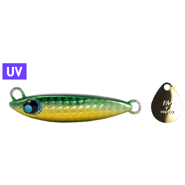 Fish Arrow corojig BLADE 50g Sinking #005 GREEN GOLD
