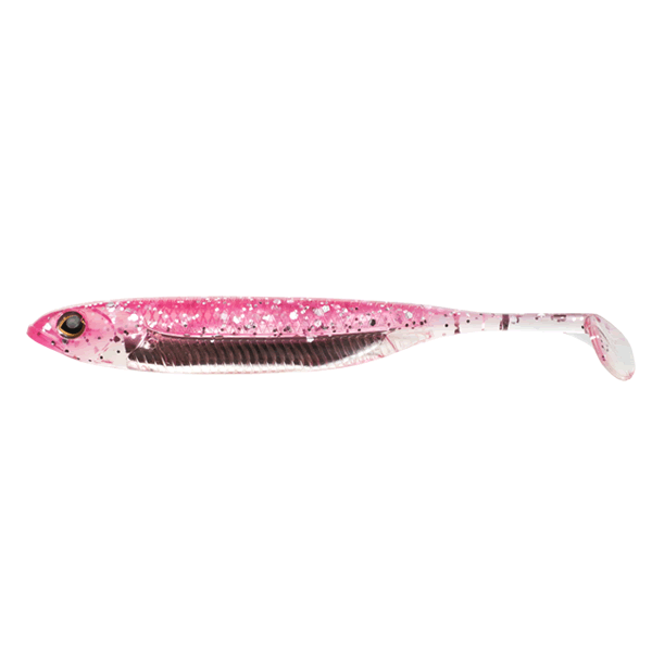 Fish Arrow FLASH-J SHAD 3" SW (5 pcs/pack) #101 PINK SILVER