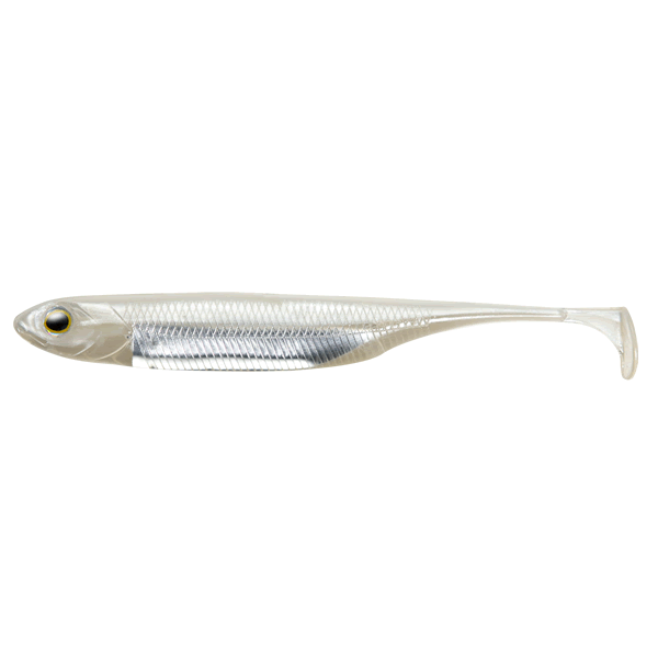 Fish Arrow FLASH-J SHAD 3" SW (5 pcs/pack) #109 GLOW/SILVER