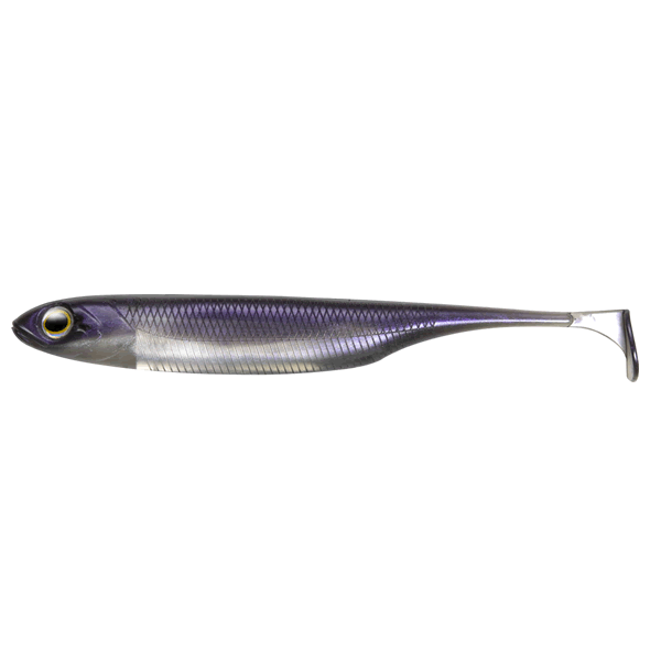 Fish Arrow FLASH-J SHAD 3" SW (5 pcs/pack) #122 UV PURPLE/SILVE