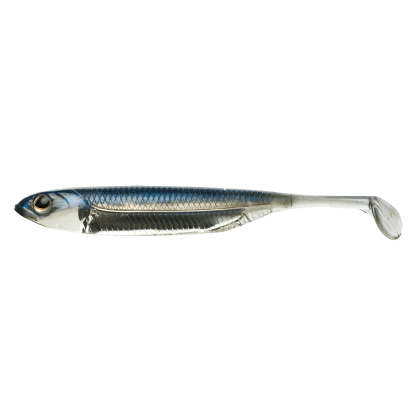 Fish Arrow FLASH-J SHAD 4" SW (5 pcs/pack) #105 MAIWASHI / SILVER