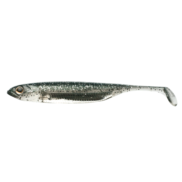 Fish Arrow FLASH-J SHAD 4" SW (5 pcs/pack) #112 INAKKO/SILVER