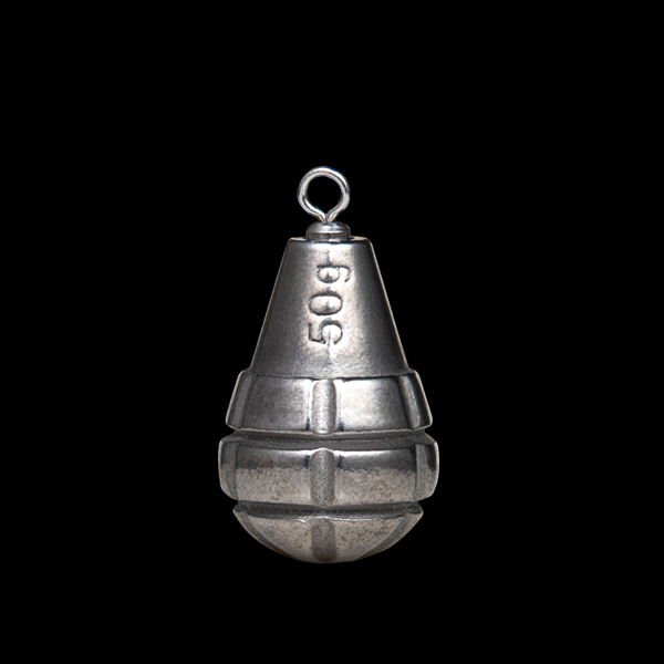 Fish Arrow FREE HEAD SINKER TG #13 : 50g (1 pc/pack) SILVER