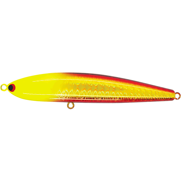 Pozi Drive Garage SKID SLIDER 95S 95mm : 22g Sinking #08 CHGR (CHART HEAD GOLD RED) saltwater fishing lure
