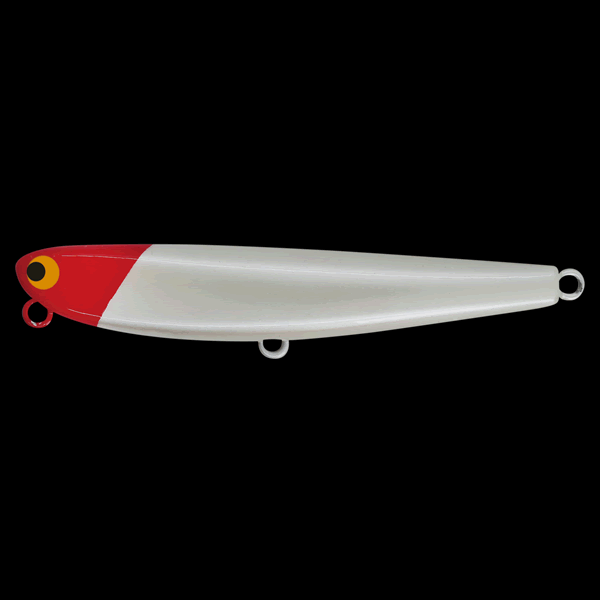 Pozi Drive Garage FLAT FLUTTER 95S 95mm : 20g SINKING #01 RH(RED HEAD PEARL) saltwater fishing lure