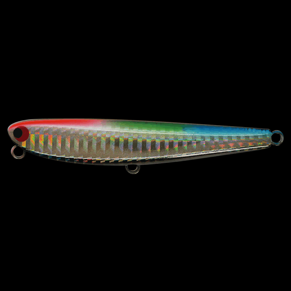 Pozi Drive Garage FLAT FLUTTER 95S 95mm : 20g SINKING #09 CBGB(CHROME BLACK GREEN BLUE) saltwater fishing lure