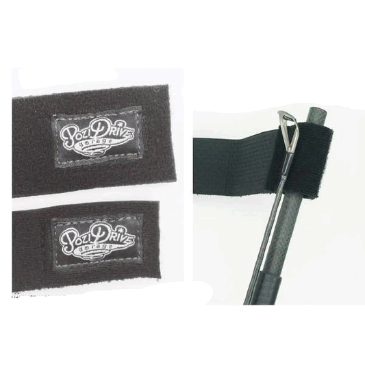 Pozi Drive Garage CHLOROPRENE ROD BELT 295×30mm、135×30mm 2 pcs/set BLACK fishing accessory — photo 2