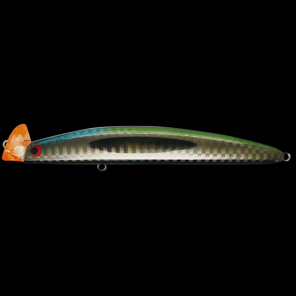 Pozi Drive Garage NUMBER SEVEN 117F 117mm : 13g FLOATING #10 CBGB(CHROME BLACK GREEN BLUE) saltwater fishing lure