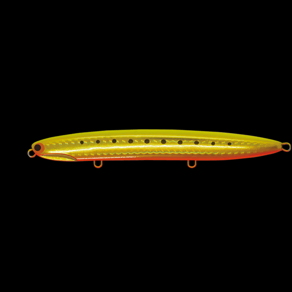 Pozi Drive Garage KATAKUCHI JOHNNY 125S 125mm : 34g SINKING #10 GOLD CHART saltwater fishing lure