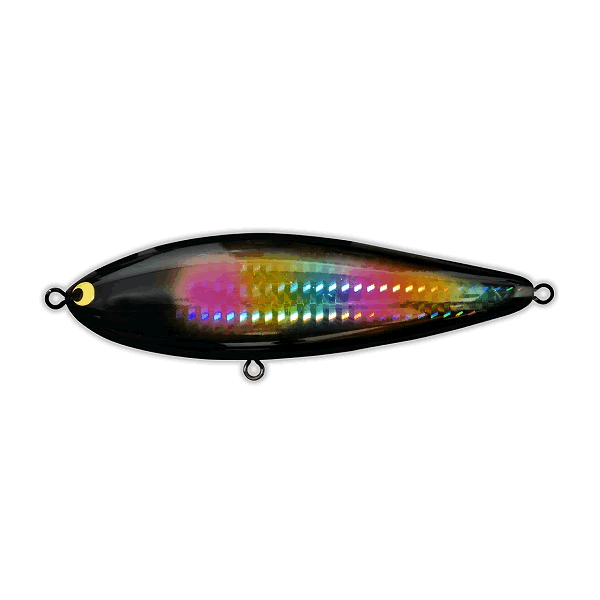 Pozi Drive Garage ZIGZAG BATE 120S 120mm : 43g Sinking #09 BLACK RAINBOW saltwater fishing lure