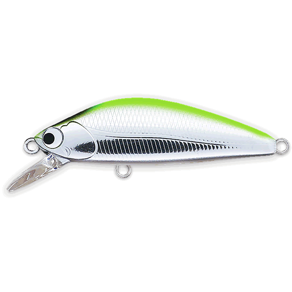 Pozi Drive Garage K-43S 43mm : 3g Sinking #11 LIME BACK freshwater fishing lure