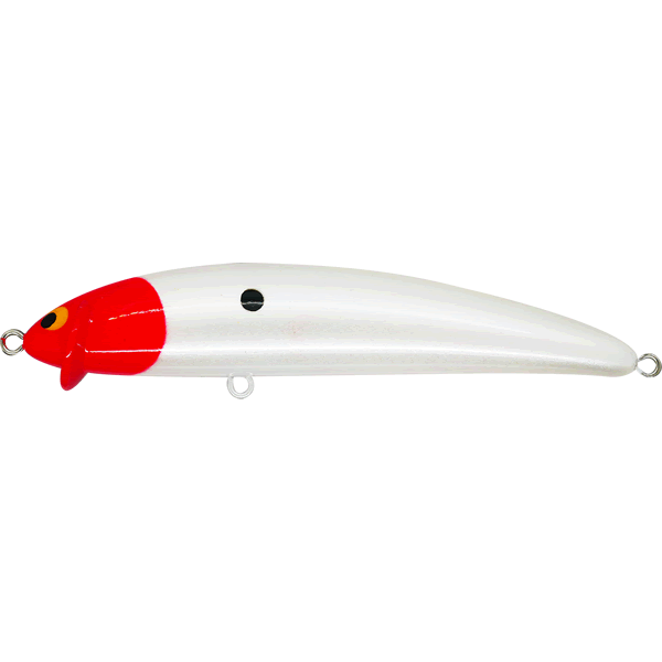Pozi Drive Garage FRILLED SWIMMER 95F 95mm : 13g Floating #01 RED HEAD saltwater fishing lure