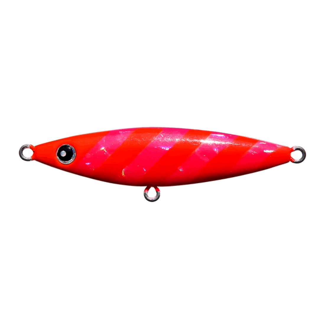 Buddy Works OFF SPIN 40g 68mm : 40g PNK PINK ZEBRA saltwater fishing lure