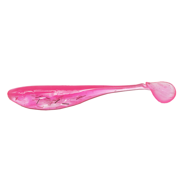 INX.label Swirl Tail Shad XG 2.8" (7 adet / paket) #G09 CANDY PINK