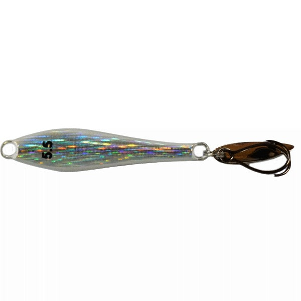 INX.label NAZZO JIG 8.0g 45mm : 8g #01 SHIRASU SILVER/SILVER