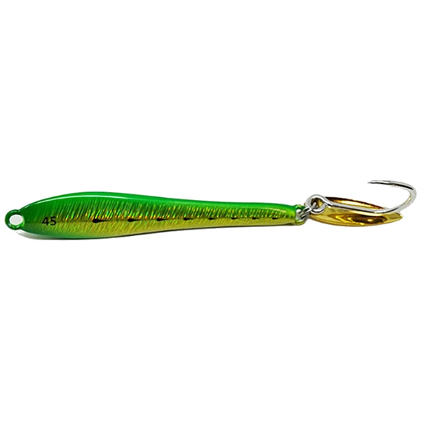 INX.label NAZZO JIG Slim Long 45g 85mm : 45g #08 MİDOKİN İWAŞİ / GOLD
