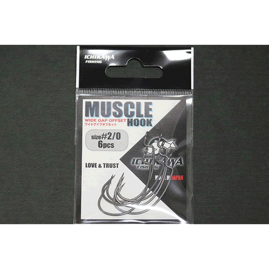 ICHIKAWA MUSCLE HOOK #4/0 (5 pcs/pack)