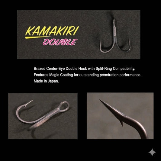 ICHIKAWA KAMAKIRI DOUBLE #5 (5pcs/pack) Magic Coating fishing terminal tackle — photo 2