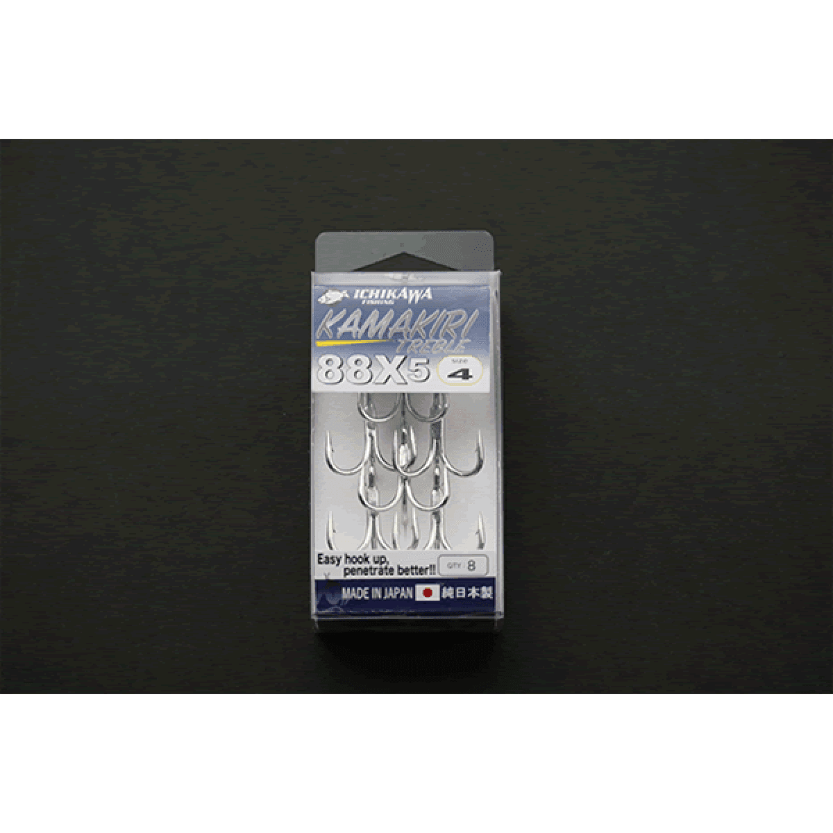 ICHIKAWA KAMAKIRI TREBLE 88X5 #2 : 2.2g (7 pcs/pack) - Britannic Trade