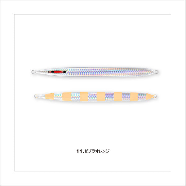 SEAFLOOR CONTROL S LEGEND 240g #11 ZEBRA ORANGE saltwater fishing lure