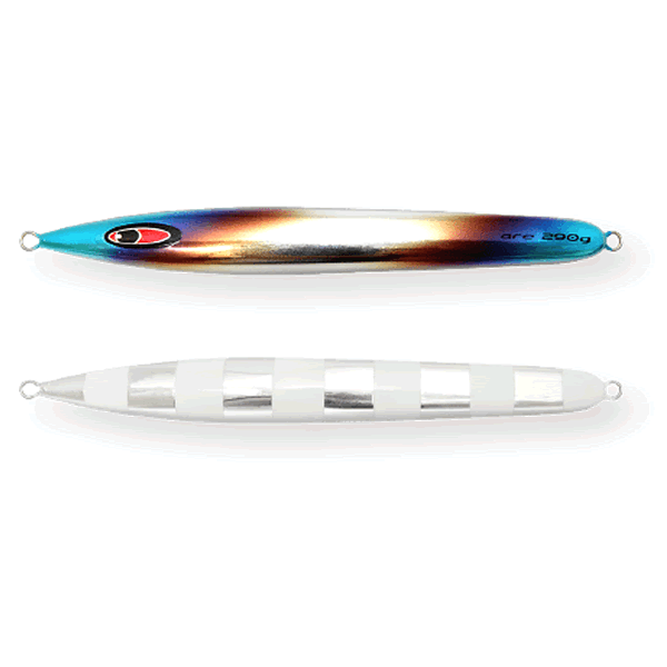 SEAFLOOR CONTROL ARC 350g #29 TITANIUM ZEBRA GLOW AL saltwater fishing lure