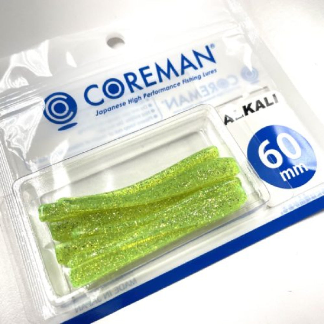 COREMAN ALKALI 60mm #067 LIME CHART saltwater fishing lure