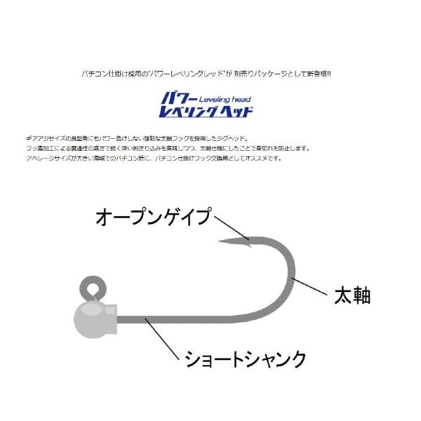 issei UMITARO POWER LEVELIMG HEAD #7 : 0.3g (4 pcs/pack)