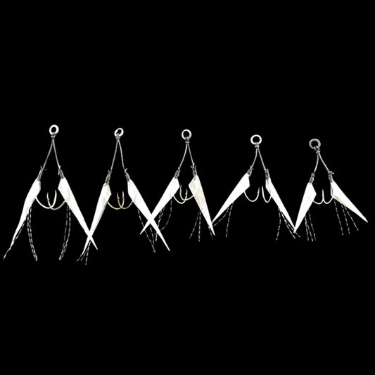 Zeake ZEAKE ASSIST DOUBLE FISH SKIN SLJ #10 : 2S (2 pcs/pack) fishing terminal tackle — photo 2