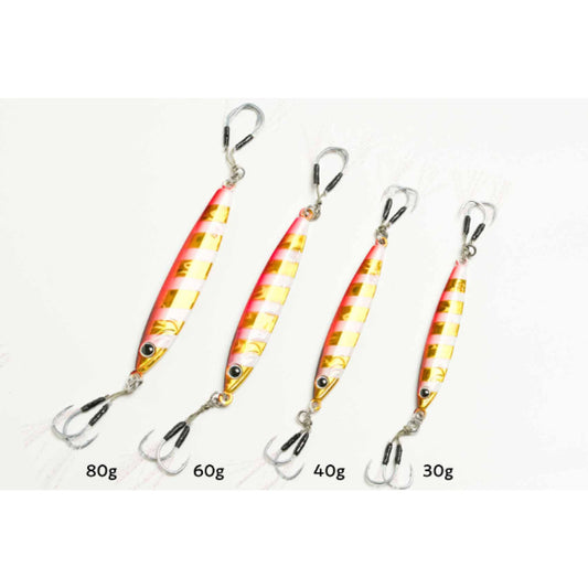 Zeake R_SARDINE TG 30g 62mm : 30g 008 ZEBRA GLOW saltwater fishing lure — photo 2
