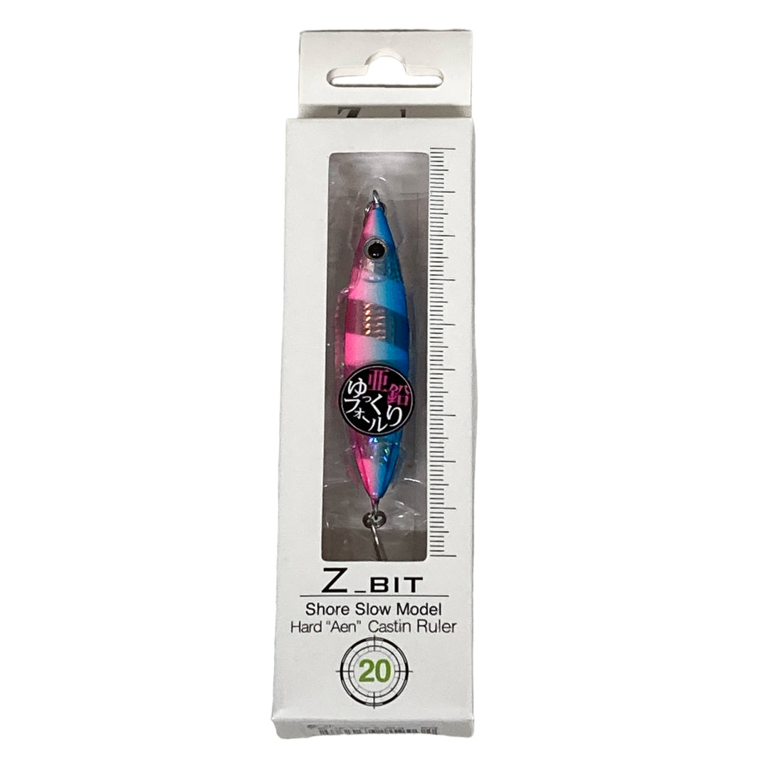 Zeake Z_BIT 20g 20g 20 ZB012 BLUE PINK ZEBRA GLOW saltwater fishing lure — photo 2