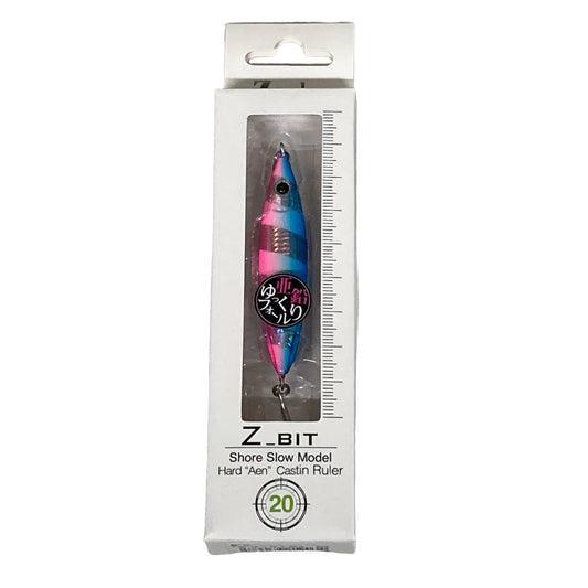 Zeake Z_BIT 20g 20g 20 ZB012 BLUE PINK ZEBRA GLOW saltwater fishing lure — photo 2