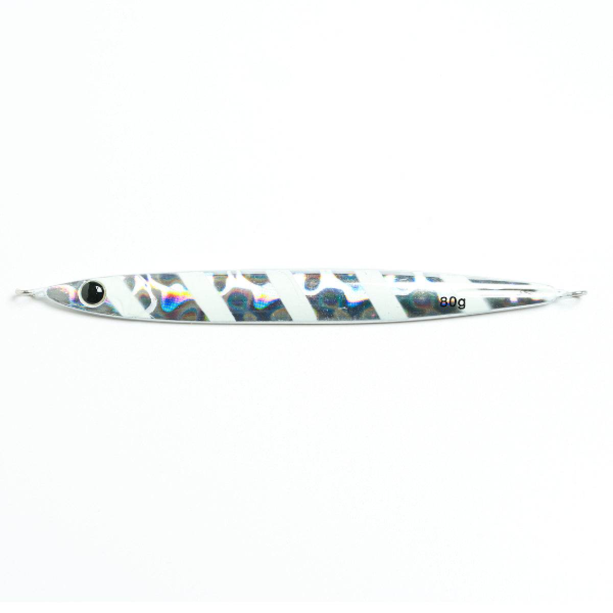 Zeake R_SARDINE LONG 80g 142mm : 80g RS LONG 80g RSL008 ZEBRA GLOW - Britannic Trade