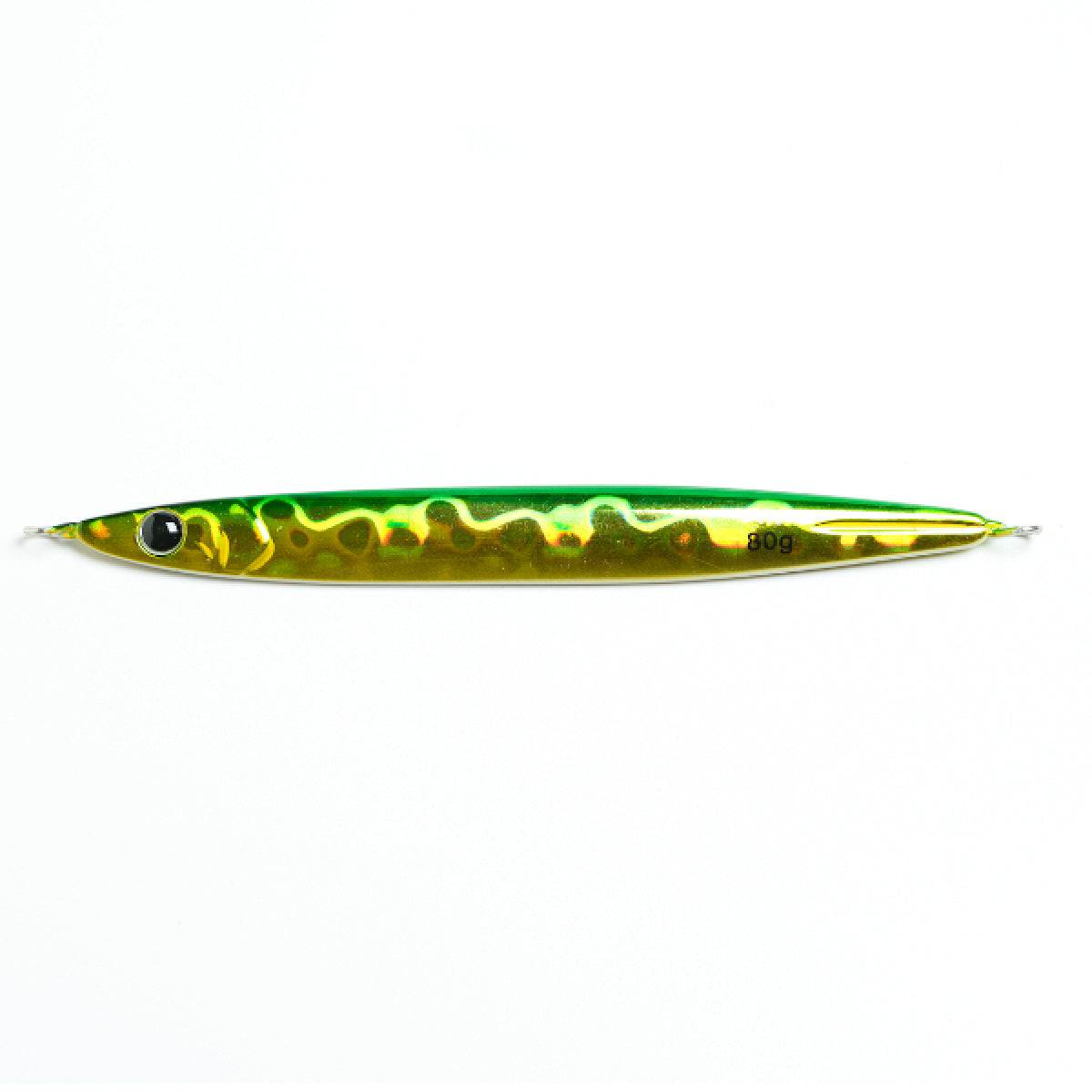 Zeake R_SARDINE LONG 80g 142mm : 80g RS LONG 80g RSL050 GREEN GOLD GLOW BELLY - Britannic Trade